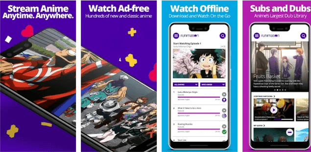 Funimation Mod APK Ad-free Version 2021
