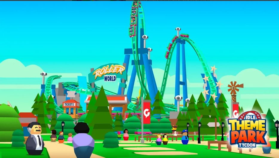 Idle Theme Park Tycoon Mod APK Happymod