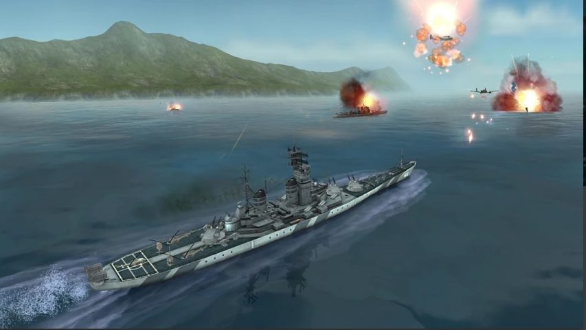 Warship Battle 3D Mod APK All Ships Unlocked
